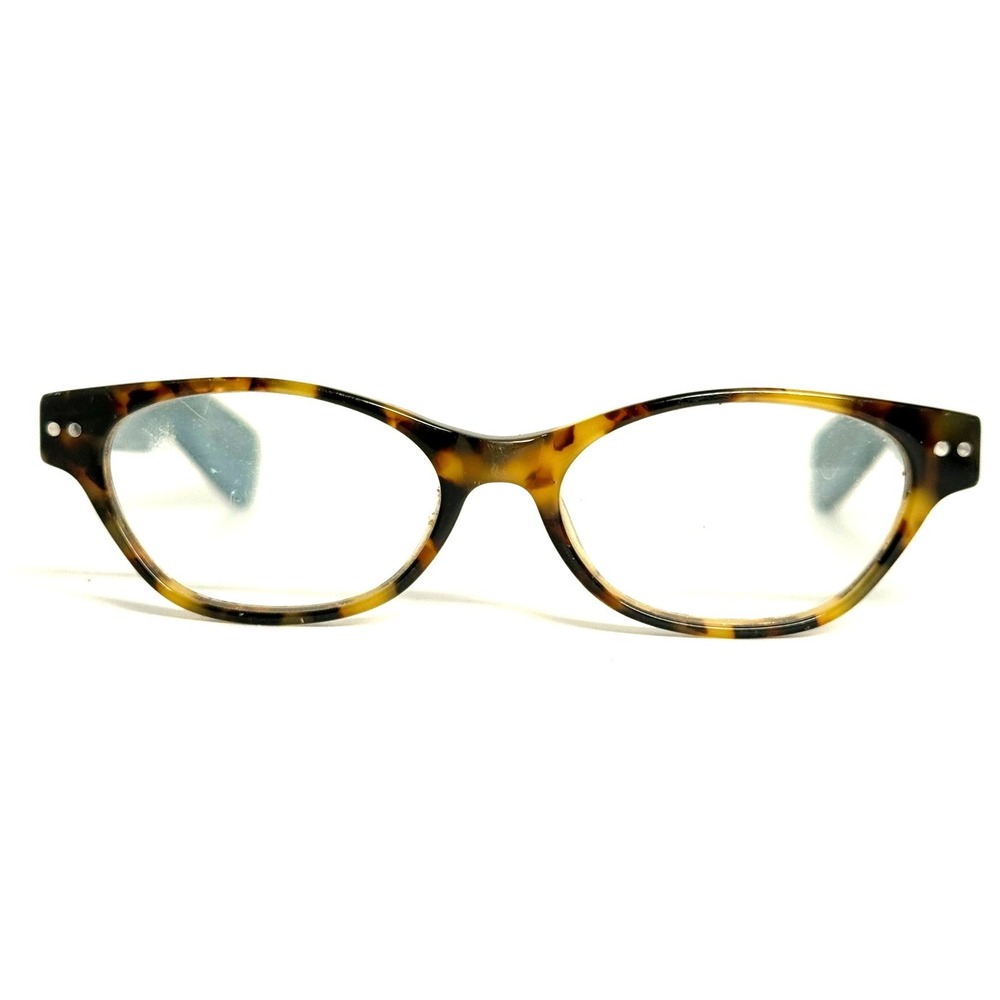 Eye-Bobs Professor Tortoise Blue Cat Eye Eyeglasses Frames Hand Made 23381